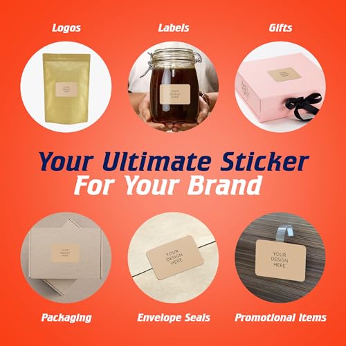 Custom Vinyl Stickers Your Image (100 Count)