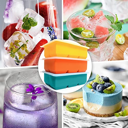 Silicone Ice Cube Trays (Blue)
