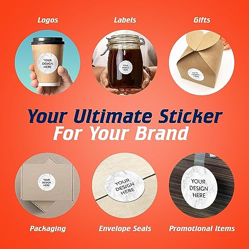 Custom Vinyl Stickers Your Image (100 Count)
