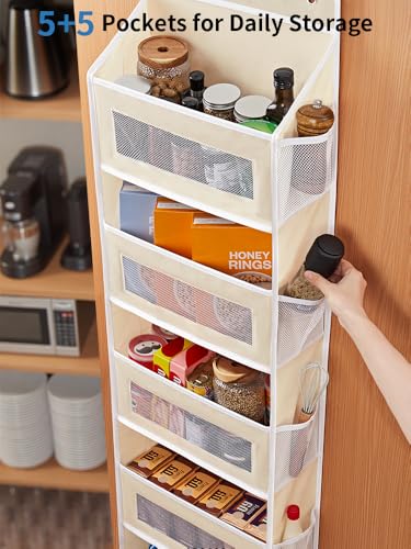 Over the Door Organizer for Pantry (Beige / 2 Pack (Standard))
