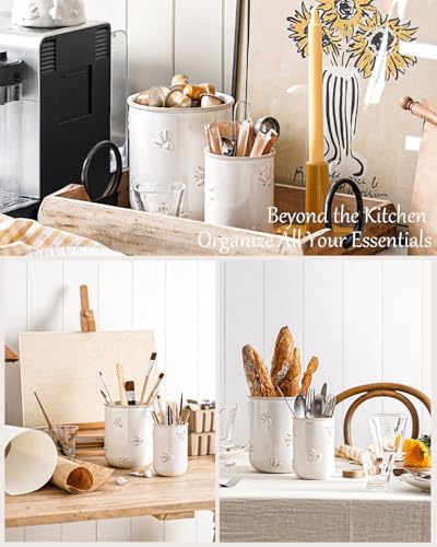 Kitchen Utensil Holder Set of 2 (Bee(S+L))