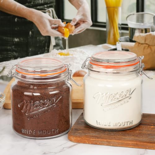 64 oz Mason Jars with Lids