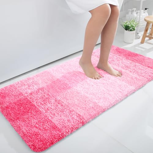 Large Bathroom Rugs 50x30 (50" X 30" / Pink)