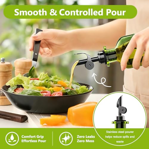 Olive Oil Dispenser Bottle Set of 2 (Printed Bottle / 12oz/350ml (Set Of 2))