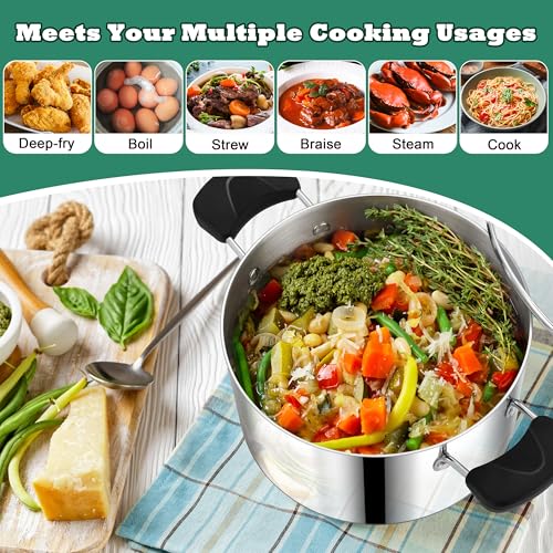 6 Qt Pot with Lid (6 Quarts)