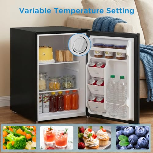 2.7 Cu.ft Mini Fridge (Black / 2.7 Cubic Feet)