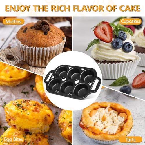 Pre Seasoned Cast Iron Muffin Pan (2 Count)