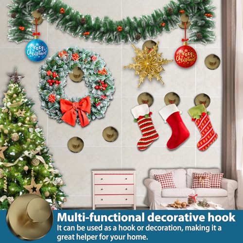 Suction Cup Hooks for Shower (4 Count)