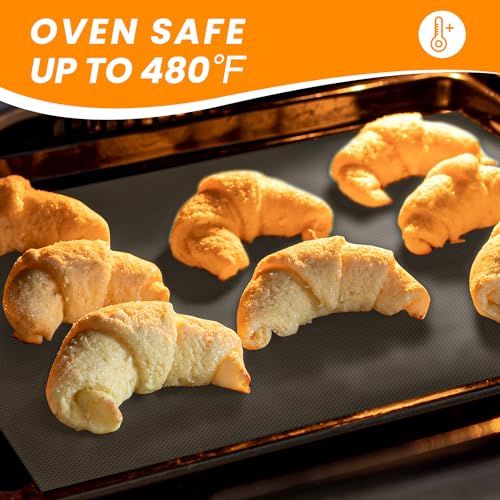 Silicone Baking Mat Roll (Gray / 16"L x 120"W)
