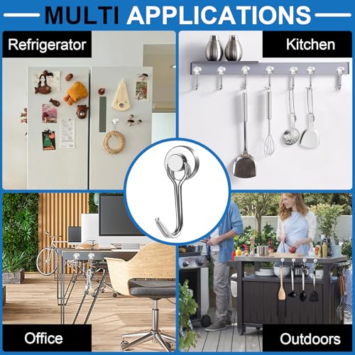 Swivel Swing Magnetic Hooks (50 Count)