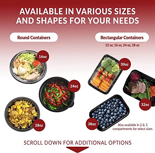 28 oz Meal Prep Containers w