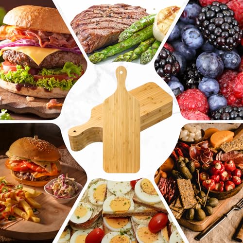 Thick Wood Cutting Boards for Chopping (17 x 6 inches)