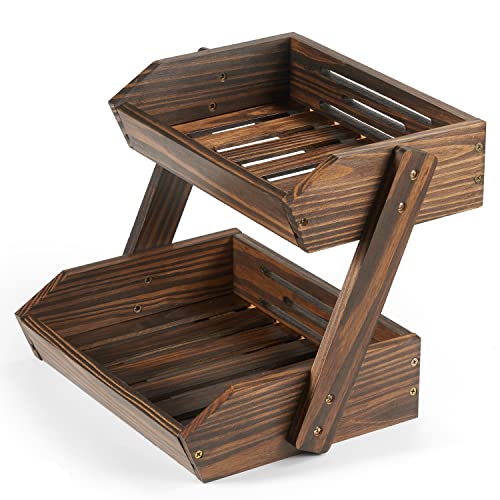 Large Capacity 2 (Walnut / 2 Tier)