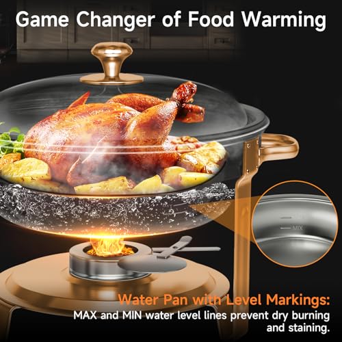 Chafing Dishes for Buffet (Rose Gold 4)