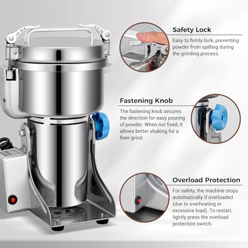 Electric Grain Grinder Mill (1000G)