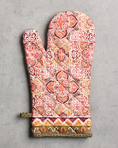 Maison d'Hermine Oven Gloves 100% Cotton Oven Mitt (036 - Damask / 7.5" x 13" (Oven Mitt))