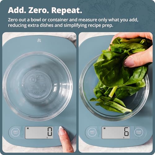 Food Scale Slim & Compact Build (Stone Blue)