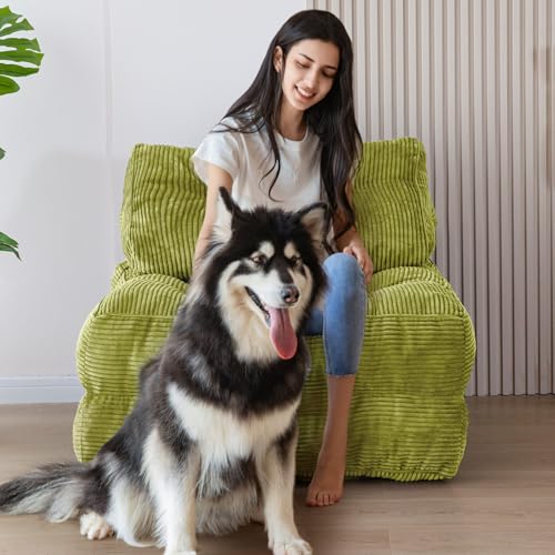 Folding Sofa Bed (Green / Single)