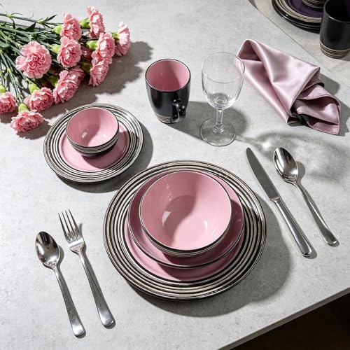 HomeVss 48 Piece Dinnerware Set