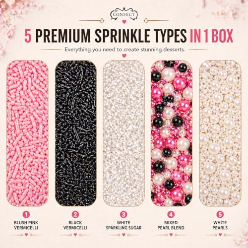 Sprinkles 5 Pack Assorted Cake Decorating Mix