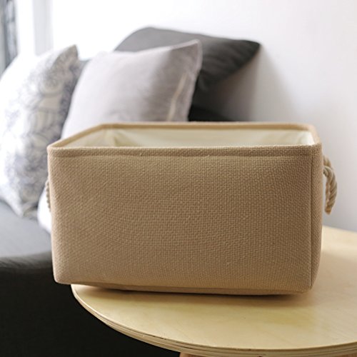 Large Storage Basket (Beige / Large - 15.7Lx11.8Wx8.3H)