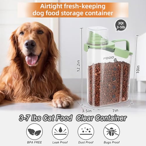 Dog Food Storage Container (Green)