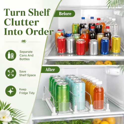 Drink Organizer for Fridge (3Row)