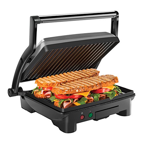 Panini Press Grill and Gourmet Sandwich Maker Non (4 Slice - Standard)