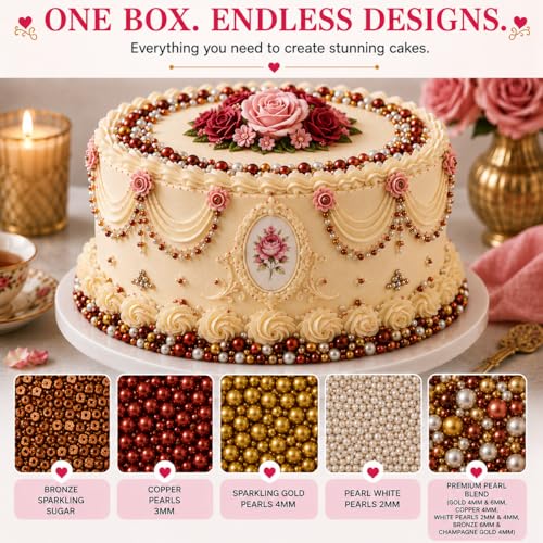 Sprinkle Mix Edible Gold (5 Ounce)