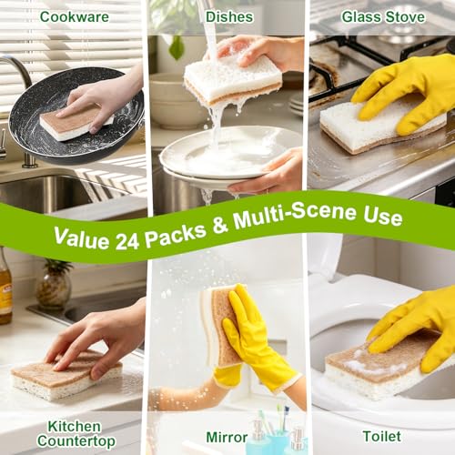 Kitchen Dish Sponges (Brown-s Shape)