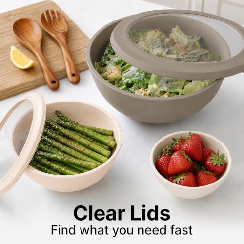 12 Piece Plastic Mixing Bowls with Leak (452.48 Count)