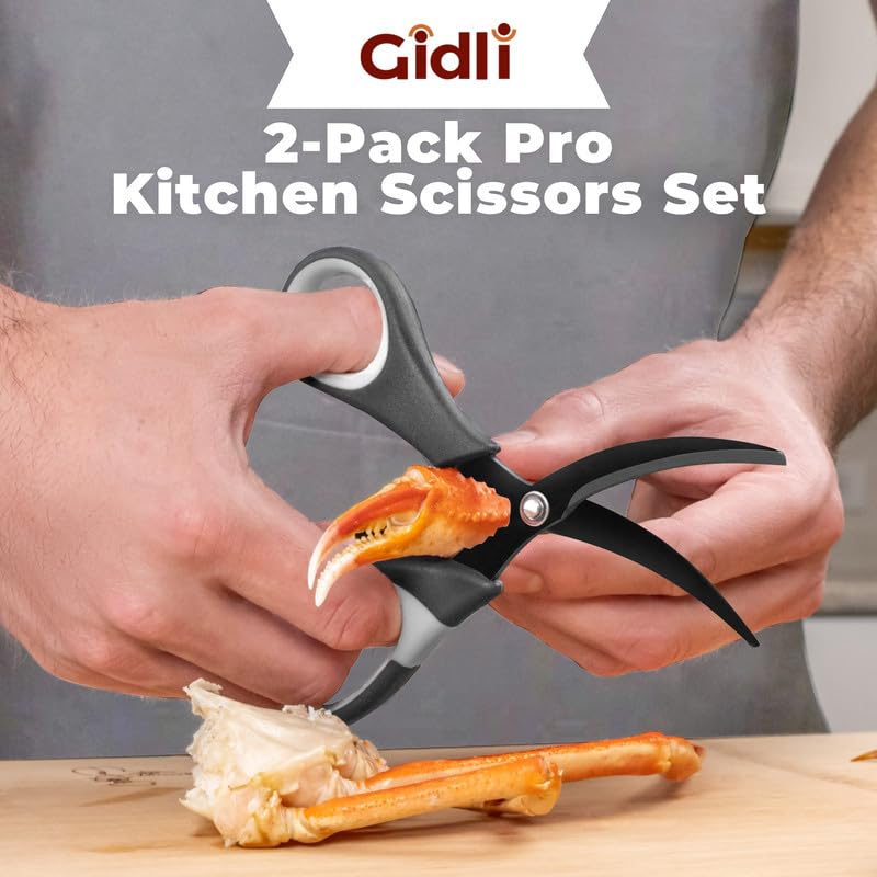 Titanium Coated Kitchen Scissors 2
