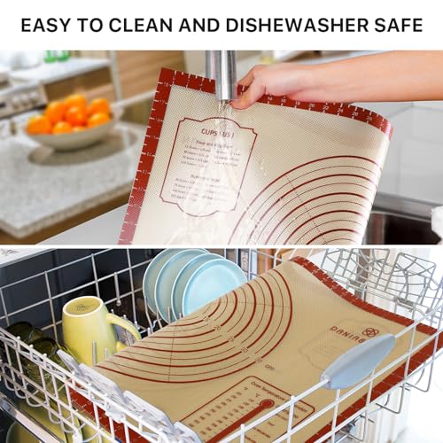 26"x16" Extra Thick Silicone Baking Mat for Pastry and Bread