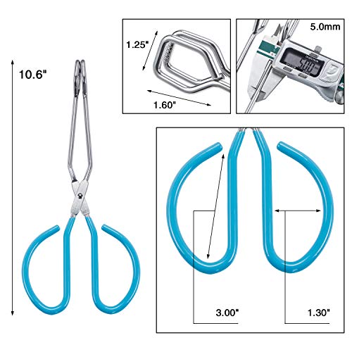 Scissor Tongs Heavy Duty Cooking Tongs with Soft Handles