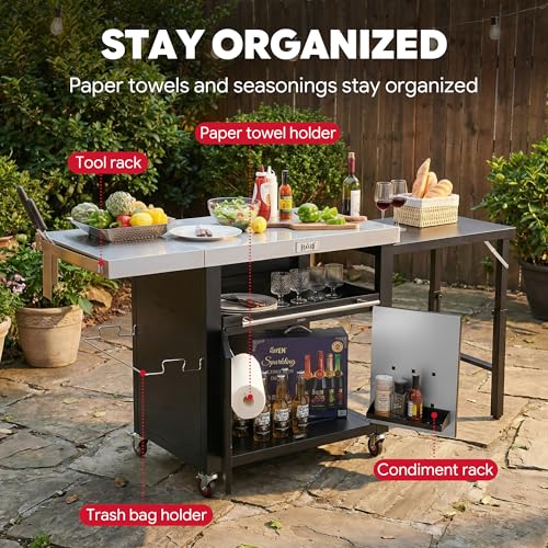 Outdoor Kitchen Island with Cabinet (Large)