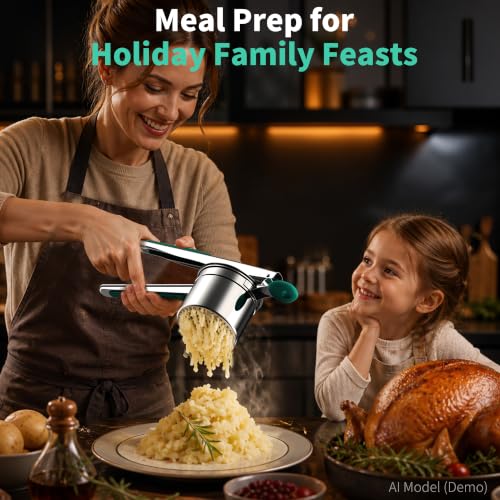 15oz Stainless Steel Potato Masher Ricer (SPR-G)