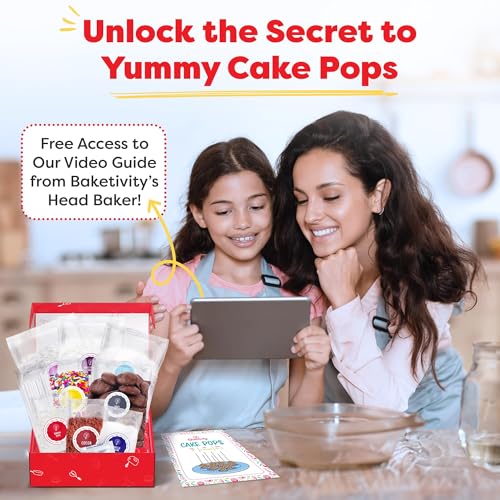 DIY Cake Pop Kids Baking Kit with Pre (Delicious Cake Pops)