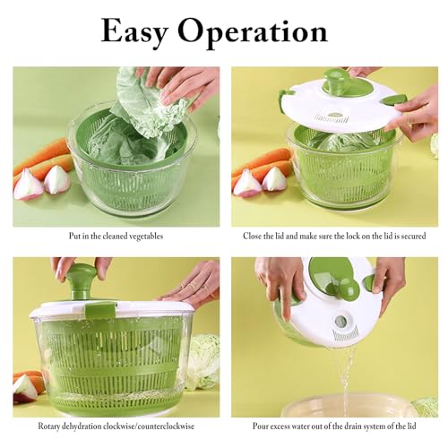 Large Salad Spinner with Lid