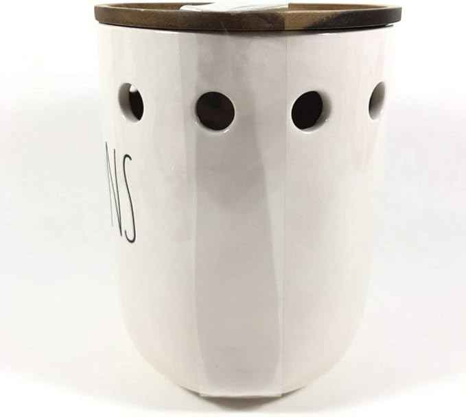 Rae Dunn By Magenta ceramic ONIONS Cellars - Wood Tops