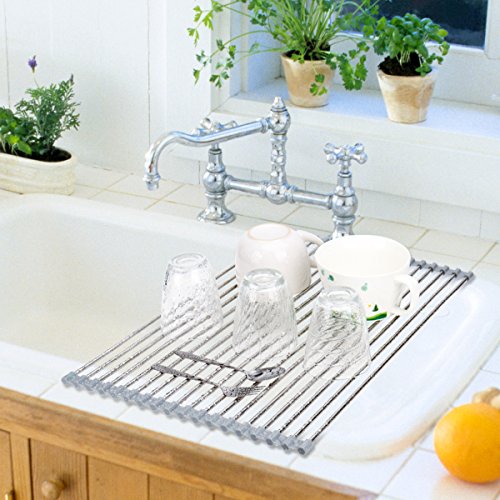 Roll Up Sink Drying Rack 17.7" (17.7"(L) x 13.8"(W))