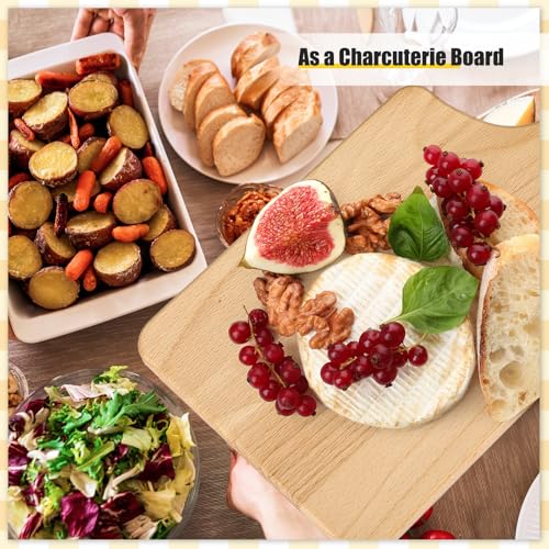 6 Pcs Wood Cutting Boards Bulk (13 x 7 inches)