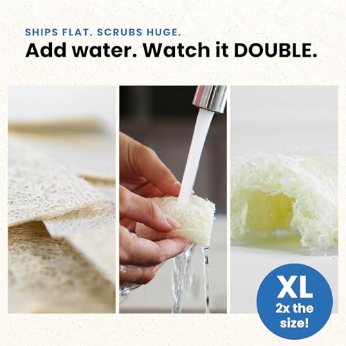 XL Loofah Scrub Sponge (Pack of 30 - XL)