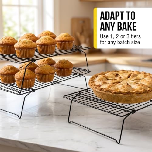 Stackable Cooling Racks (3-Tier / 1-Pack)