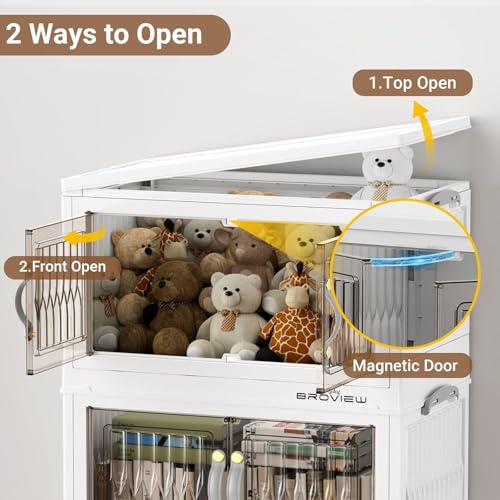 180Qt Stackable Storage Bins with Lid (White / 45QT-4Pack)