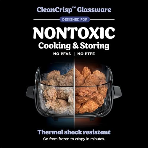 Crispi Glass Air Fryer (Frosted Lilac)