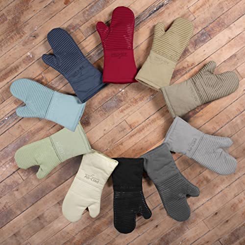 Premium Silicone Oven Mitt (Indigo / 1 Pack)