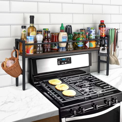 Spice Rack Shelf for Kitchen Stove