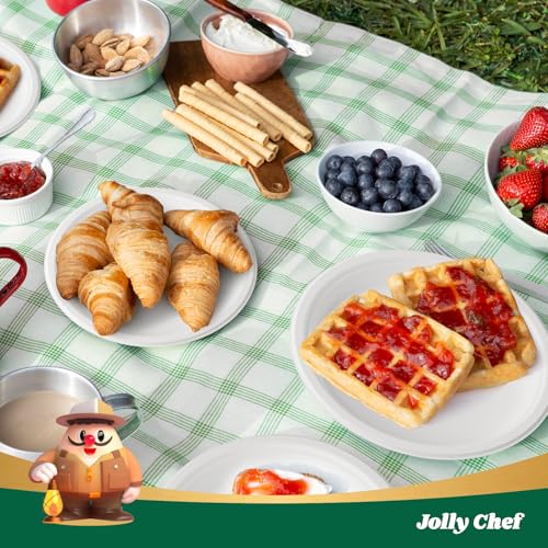 Compostable Heavy Duty Plates 9 Inch [300 Pack] Eco (9in-300pack / White)