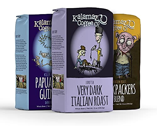 Whole Bean Coffee Variety Pack (12 Ounce (Pack of 3))