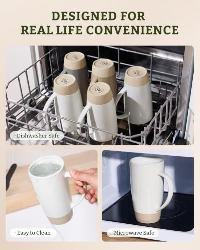 Milkyway Coffee Mugs (Milkyway-White and Dark Gray / 4pcs)